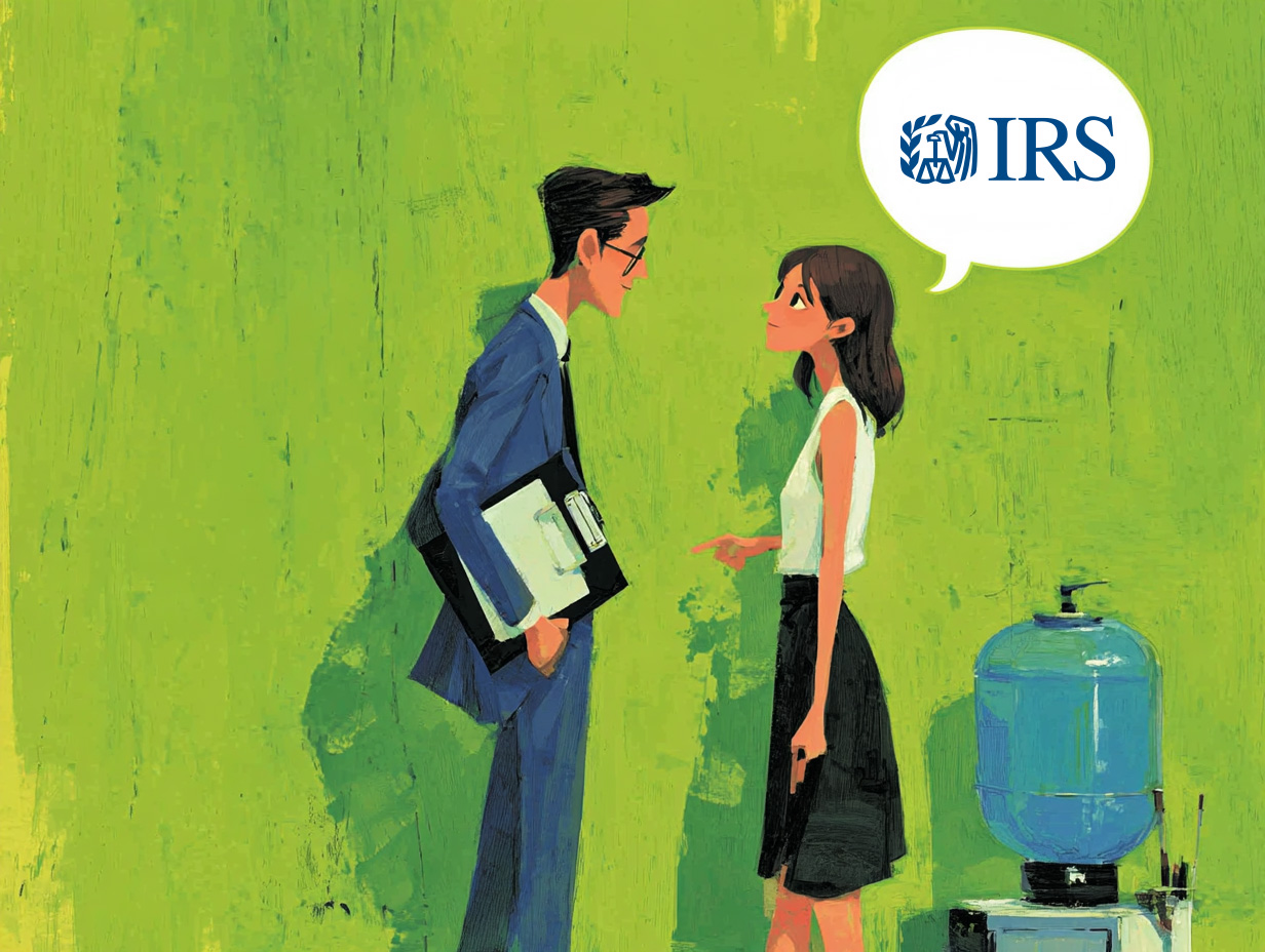 Tax professional reviewing a W-9 with a client